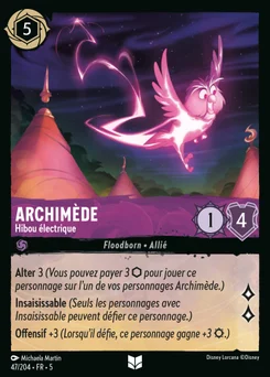 Archimède - Hibou électrique 47/204 Ciel Scintillant