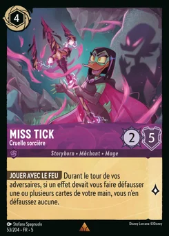 Miss Tick - Cruelle sorcière 53/204 Ciel Scintillant