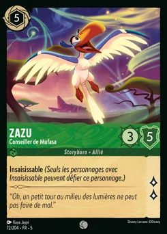 Zazu - Conseiller de Mufasa 72/204 Ciel Scintillant