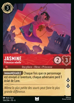 Jasmine - Princesse rebelle 106/204 La Mer Azurite