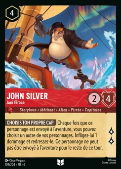 John Silver - Ami féroce 109/204 La Mer Azurite