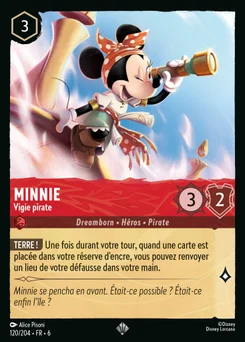 Minnie - Vigie pirate 120/204 La Mer Azurite