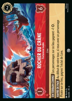Rocher du crâne - Forteresse isolée 136/204 La Mer Azurite