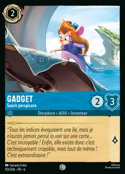 Gadget - Souris perspicace 151/204 La Mer Azurite