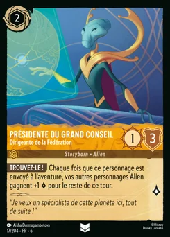 Présidente du Grand Conseil - Dirigeante de la Fédération 17/204 La Mer Azurite
