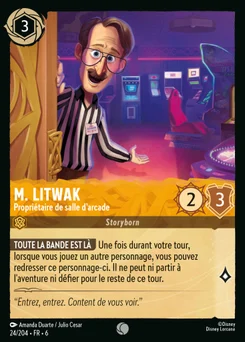 M. Litwak - Propriétaire de salle d'arcade 24/204 La Mer Azurite