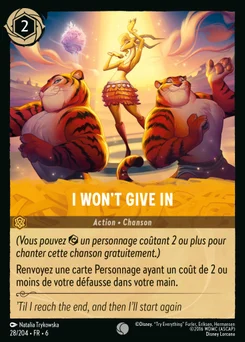 I Won't Give In 28/204 La Mer Azurite
