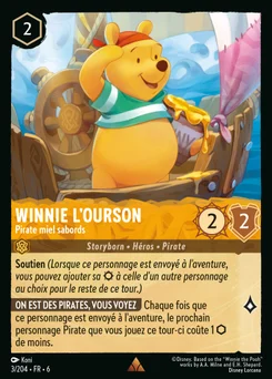 Winnie l'ourson - Pirate miel sabords 3/204 La Mer Azurite