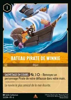 Bateau pirate de Winnie 32/204 La Mer Azurite
