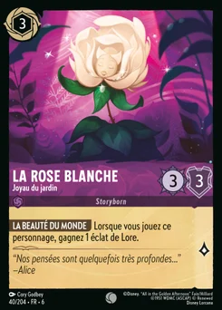 La Rose Blanche - Joyau du jardin 40/204 La Mer Azurite