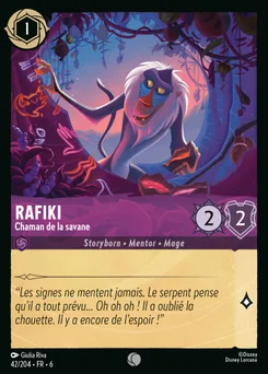 Rafiki - Chaman de la savane 42/204 La Mer Azurite