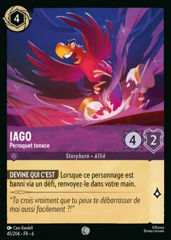 Iago - Perroquet tenace 45/204 La Mer Azurite