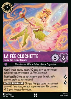 La Fée Clochette - Reine des fées d'Azurite 48/204 La Mer Azurite