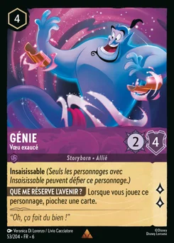 Génie - Vœu exaucé 53/204 La Mer Azurite