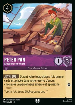 Peter Pan - Attrapant son ombre 58/204 La Mer Azurite