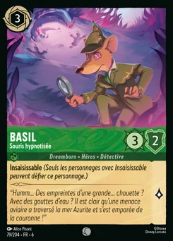 Basil - Souris hypnotisée 79/204 La Mer Azurite