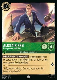 Alistair Krei - Entrepreneur ambitieux 87/204 La Mer Azurite