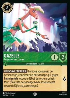 Gazelle - Ange avec des cornes 88/204 La Mer Azurite