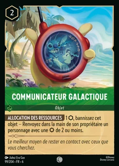 Communicateur galactique 99/204 La Mer Azurite