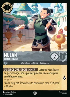 Mulan - Soldat déguisé 193/204 L'île d'Archazia