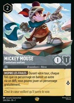 Mickey Mouse - Combattant exaltant 200/204 L'île d'Archazia