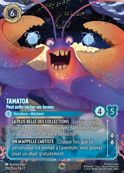Tamatoa - Peut enfin sécher ses larmes 219/204 L'île d'Archazia