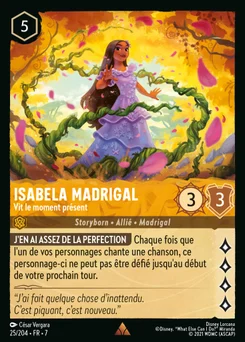 Isabela Madrigal - Vit le moment présent 25/204 L'île d'Archazia
