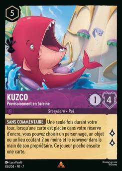 Kuzco - Provisoirement en baleine 45/204 L'île d'Archazia