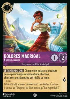 Dolores Madrigal - À portée d'oreille 78/204 L'île d'Archazia