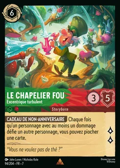 Le Chapelier Fou - Excentrique turbulent 94/204 L'île d'Archazia