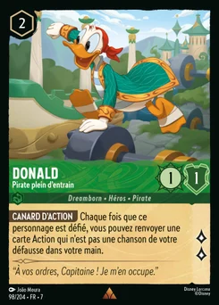 Donald - Pirate plein d'entrain 98/204 L'île d'Archazia