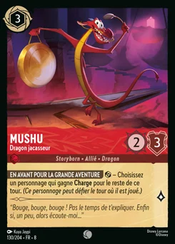 Mushu - Dragon jacasseur 130/204 Le Règne de Jafar