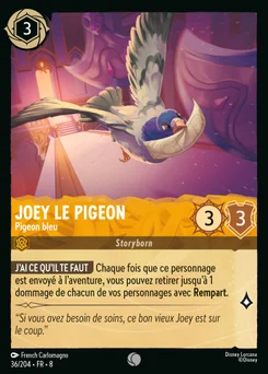 Joey le pigeon - Pigeon bleu 36/204 Le Règne de Jafar