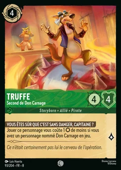 Truffe - Second de Don Carnage 93/204 Le Règne de Jafar
