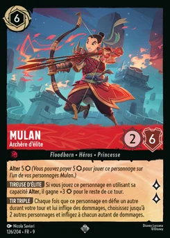 Mulan - Archère d'élite 126/205 Fabuleux