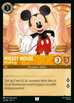 Mickey Mouse - Véritable ami 13/205 Fabuleux