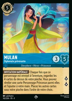 Mulan - Diplomate prévenante 142/205 Fabuleux