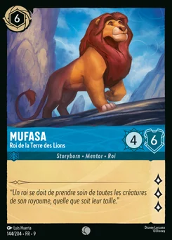 Mufasa - Roi de la Terre des Lions 144/205 Fabuleux