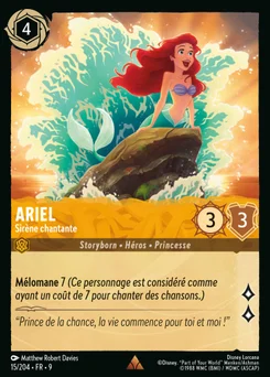 Ariel - Sirène chantante 15/205 Fabuleux