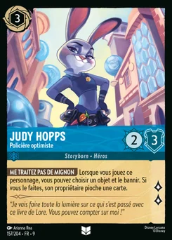 Judy Hopps - Policière optimiste 157/205 Fabuleux