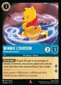 Winnie l'ourson - Pense pense pense 159/205 Fabuleux