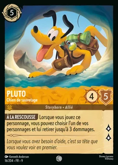 Pluto - Chien de sauvetage 16/205 Fabuleux