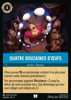 Quatre douzaines d'œufs 164/205 Fabuleux