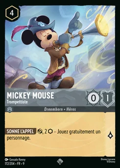 Mickey Mouse - Trompettiste 172/205 Fabuleux