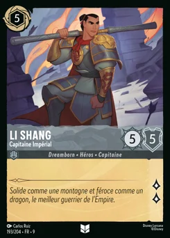 Li Shang - Capitaine Impérial 193/205 Fabuleux