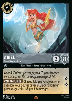 Ariel - Guerrière sonique 195/205 Fabuleux