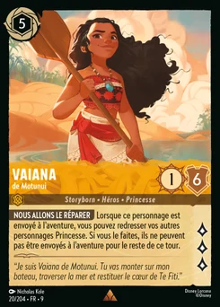 Vaiana - de Motunui 20/205 Fabuleux
