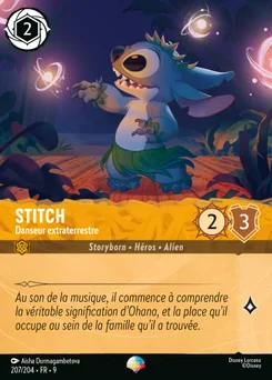 Stitch - Danseur extraterrestre 207/205 Fabuleux