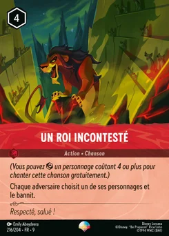 Un roi incontesté 216/205 Fabuleux