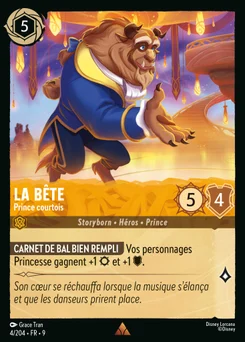 La Bête - Prince courtois 4/205 Fabuleux